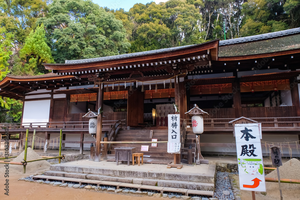 京都 宇治上神社 拝殿