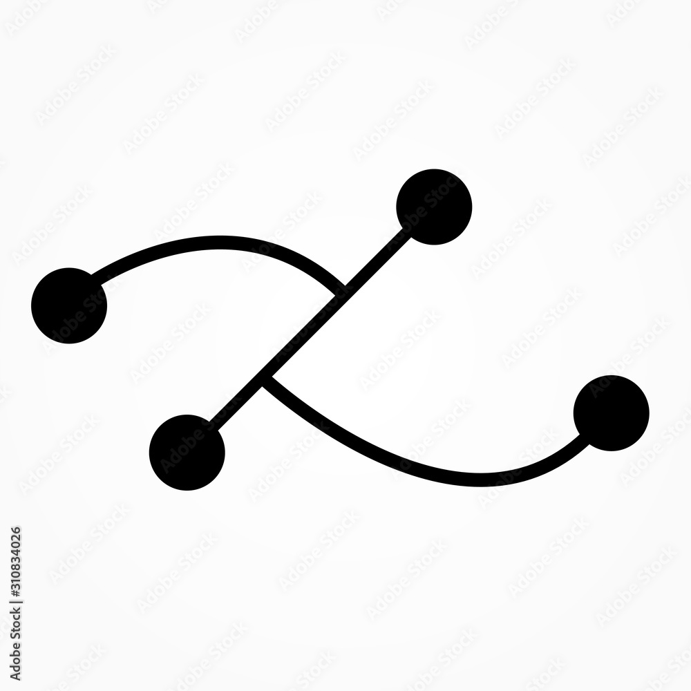 branching graphic sign icon design branching graphic sign icon design