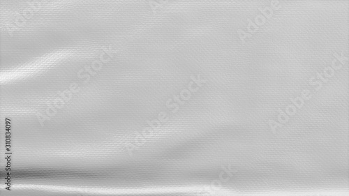 Transition in White Leather Cloth. White Cloth Wallpaper. Cloth Pattern Design. 3D Rendering.  