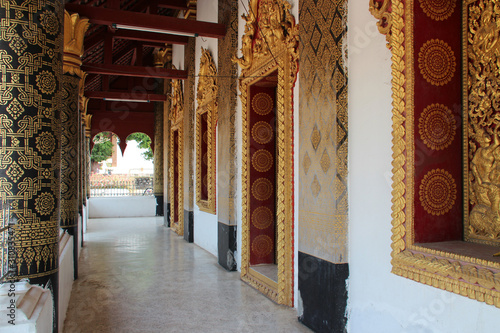 buddhist temple (Wat Hua Xiang) in luang prabang (laos)