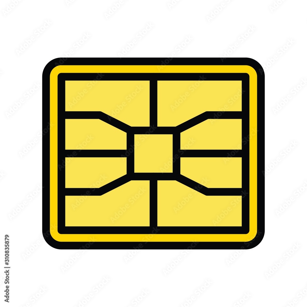 finance banking and money related sim card vector in editable stroke finance banking and money related sim card vector in editable stroke