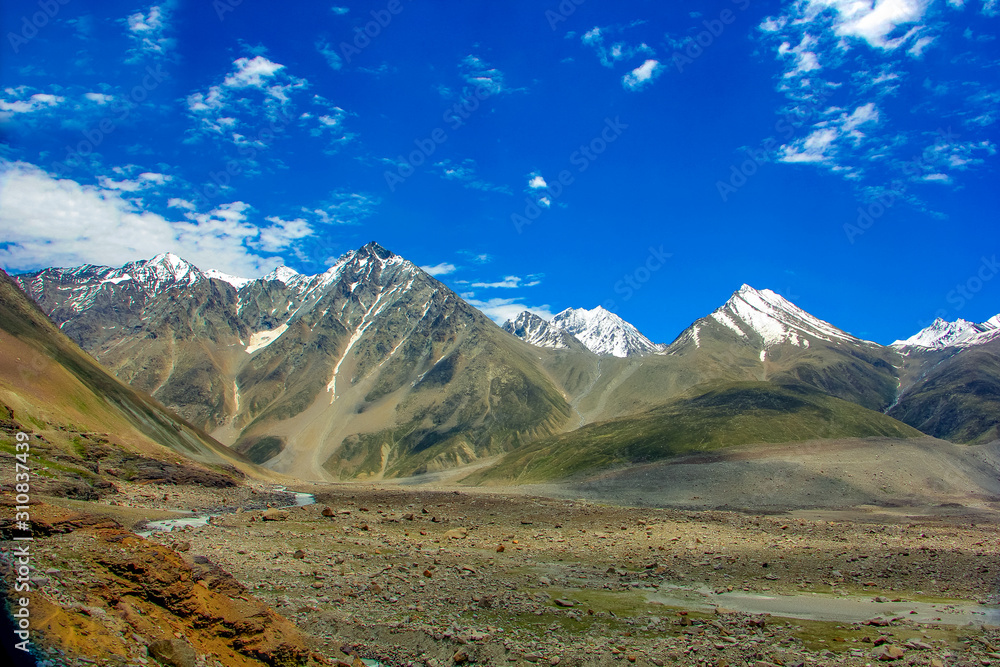 Chandra Taal, or Chandra Tal is a lake in the Spiti part of the Lahul and Spiti district of Himachal Pradesh