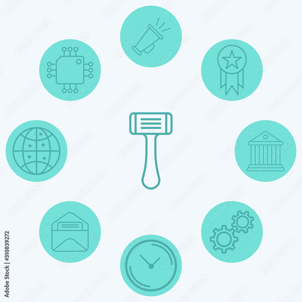 Razor blade vector icon sign symbol Razor blade vector icon sign symbol