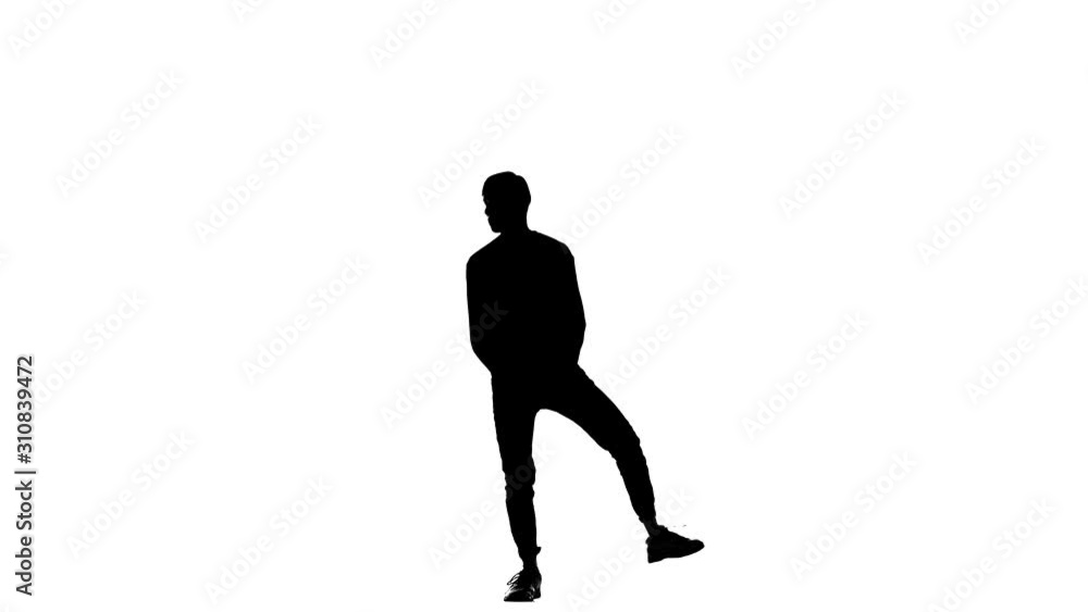 black silhouette on a white background, guy dancing break dance, street dancing, isolated black silhouette on a white background, guy dancing break dance, street dancing, isolated