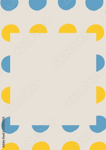 Seamless fashion polka dot pattern. Modern blue fashionable template for design. simple geometry spot seamless pattern. Dalmatian kids wallpaper. Image illustration.