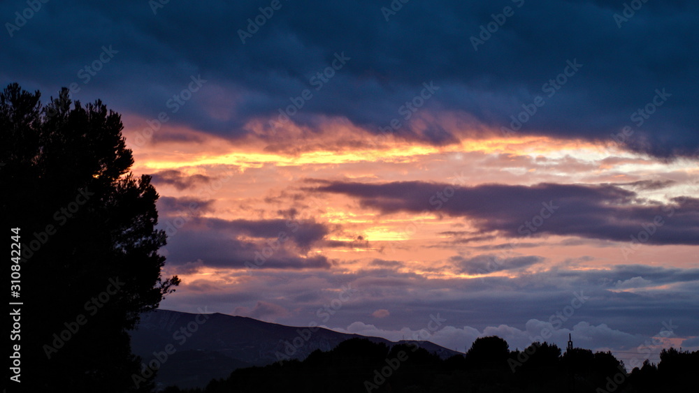 Obraz premium Sunset provence 2