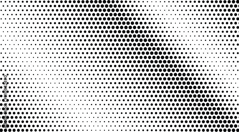 Abstract halftone dotted background. Futuristic grunge pattern, dot, circles.  Vector modern optical pop art texture for posters, sites, business cards, cover, labels mockup, vintage stickers layout.