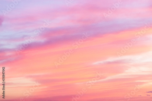 Sunset sky in the Kyzylkum Desert in southern Kazakhstan © argot