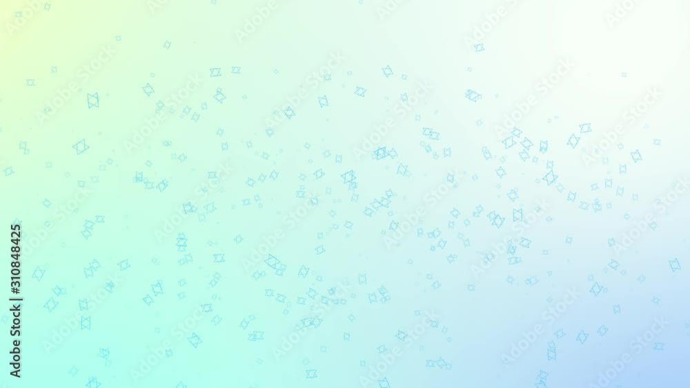 Blue Star Of David Animated Background Blue Star Of David Animated Background
