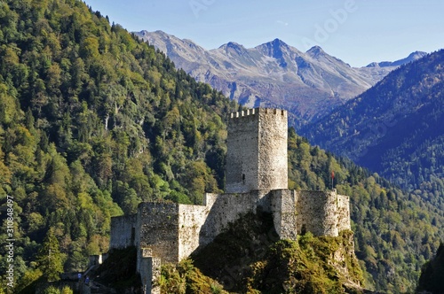 castle in mountains. Zil kale   castle   camlihemsin  rize  turkey 