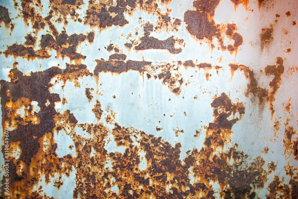 texture of old rusty iron with peeling paint texture of old rusty iron with peeling paint