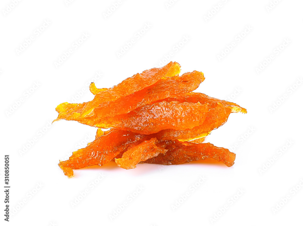mango paste on white background mango paste on white background