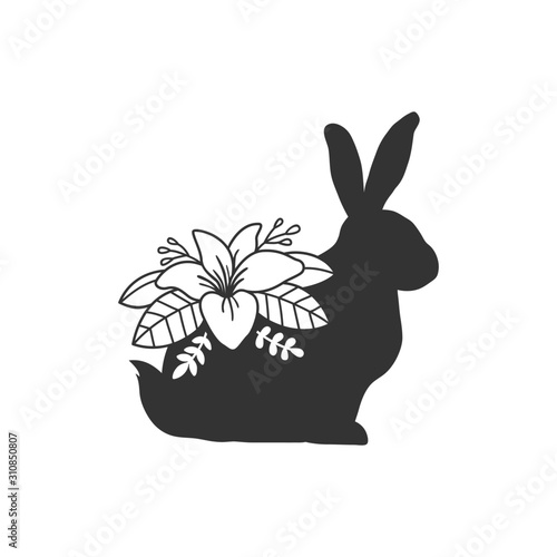 Beautiful animal cut file with floral