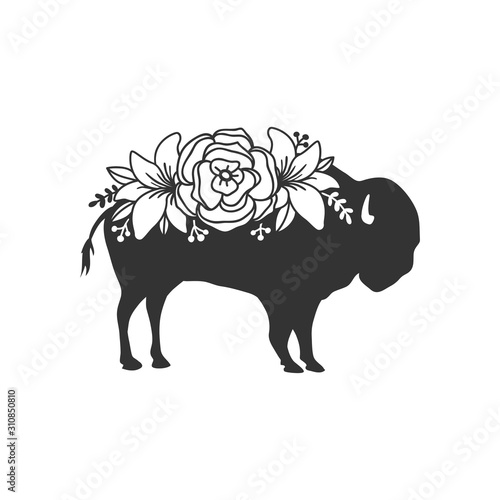 Beautiful animal cut file with floral