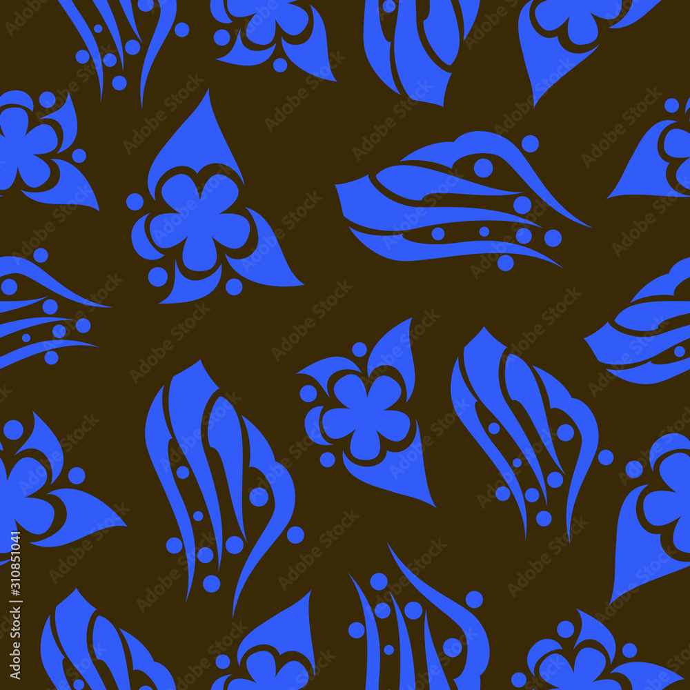 floral abstract pattern
