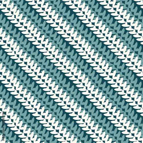 A seamless vector abstract pattern with diagonal knit like stripes. Surface print design. Great background for christmas, winter and diy themed projects.