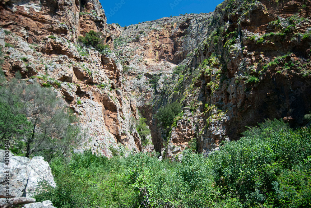 Vista del canyon di Bidda Mores