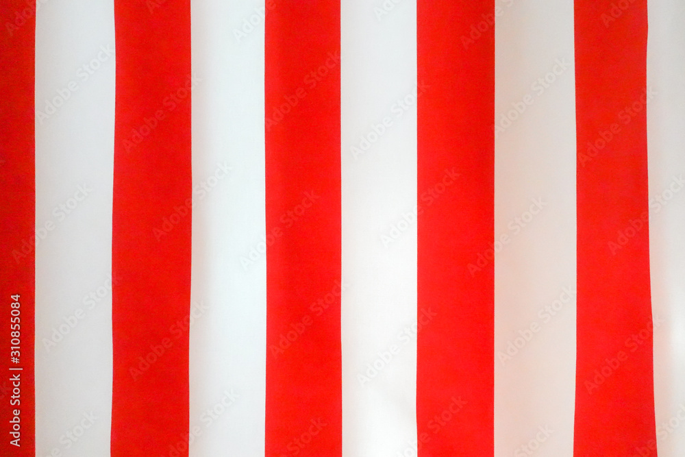 Red and White fabric texture with diagonal stripes. Close up Red and White fabric texture with diagonal stripes. Close up