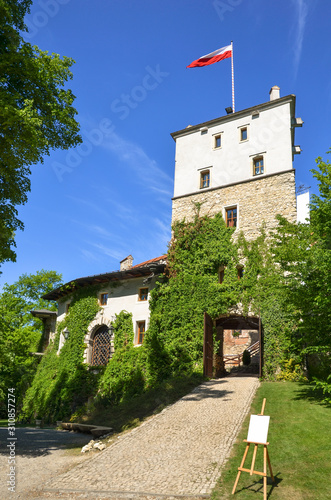 The castle in Korzkiew, near Krakow, Poland. photo