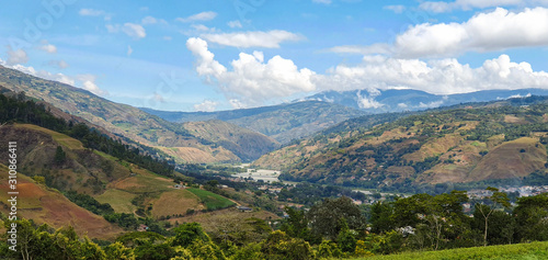View of Bocono city Trujillo, State. Venezuela