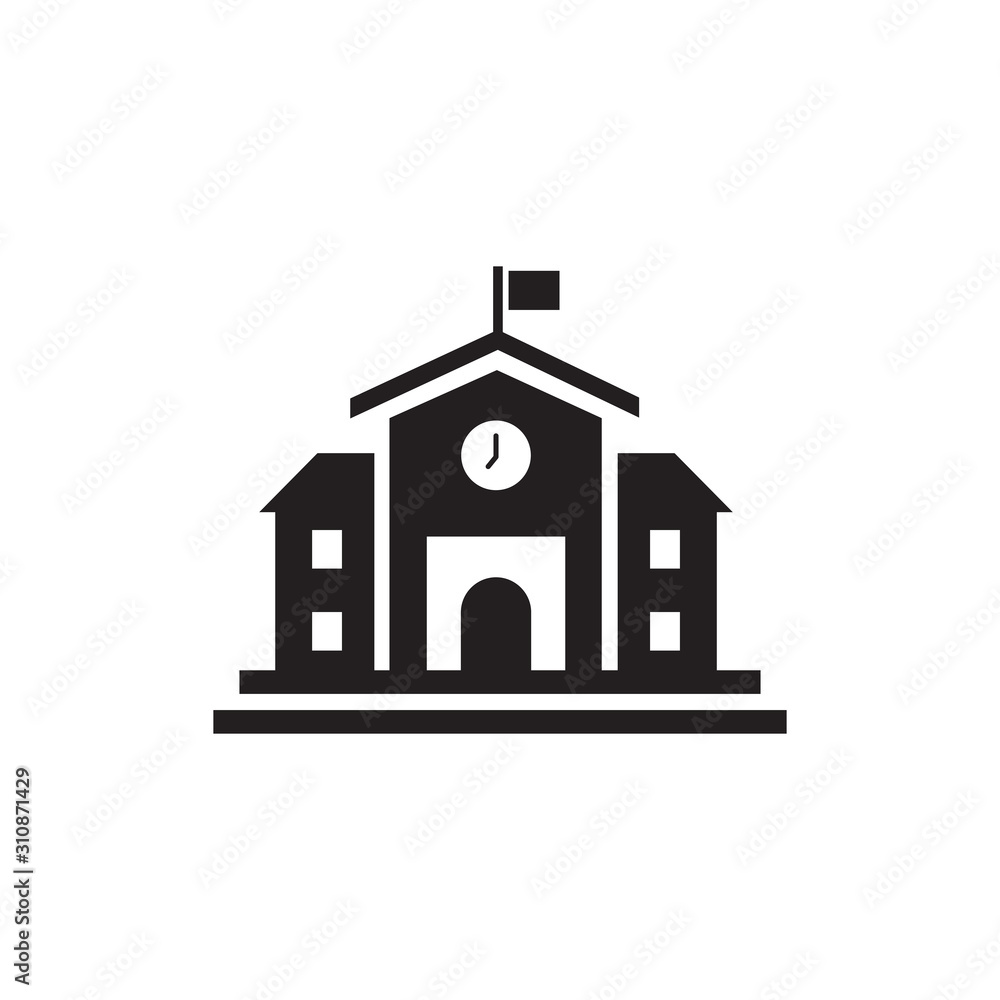 School icon symbol vector illustration School icon symbol vector illustration