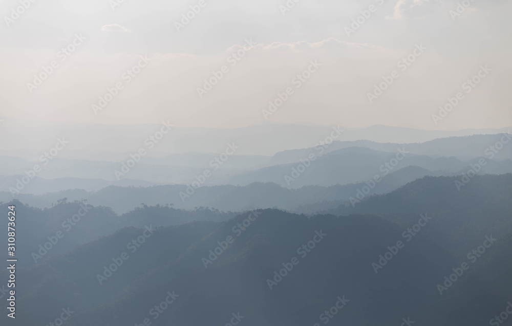 Fototapeta premium fog in mountains