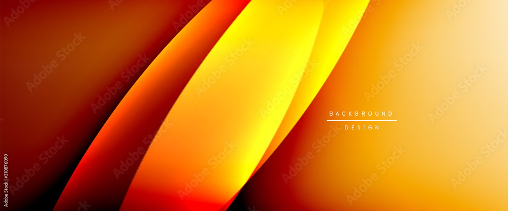 Wave liquid style lines with shadows and light on gradient background. Trendy simple fluid color gradient abstract background with dynamic straight shadow line effect Wave liquid style lines with shadows and light on gradient background. Trendy simple fluid color gradient abstract background with dynamic straight shadow line effect