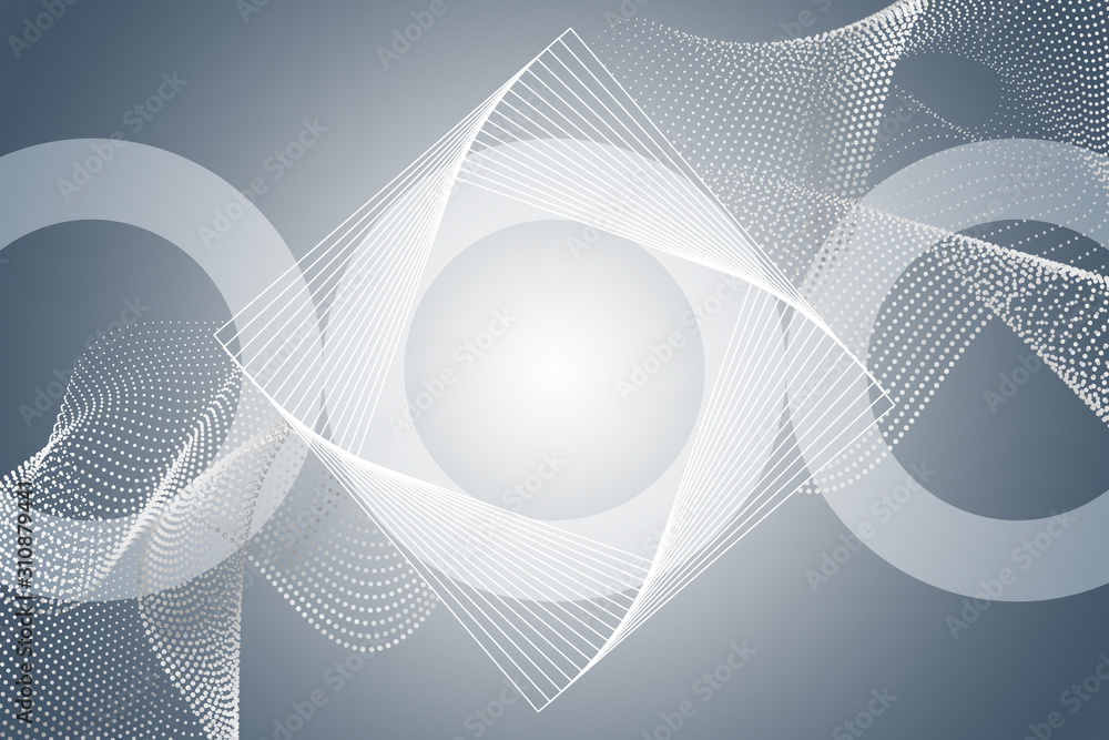 Naklejka premium abstract, blue, pattern, design, wallpaper, illustration, wave, light, art, white, texture, color, lines, backdrop, graphic, backgrounds, dot, digital, technology, curve, waves, line, green, soft