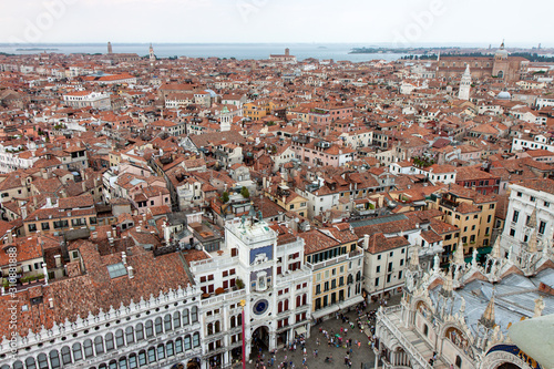 Aerial View of the Procuratie Vecchie in St. Mark's Square in Venice © Steve