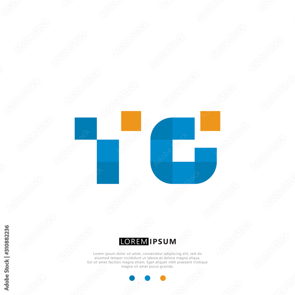 YG Y G Logo Monogram with Blue and yellow Colors. modern letter logo design YG Y G Logo Monogram with Blue and yellow Colors. modern letter logo design