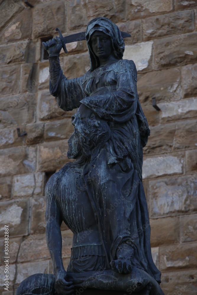 Naklejka premium Sculpture in the old town of Florence