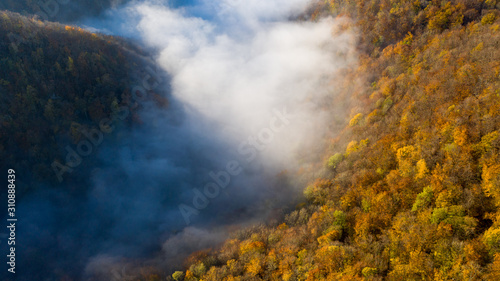 Herbst auf der Schw  bischen Alb - Luftbild