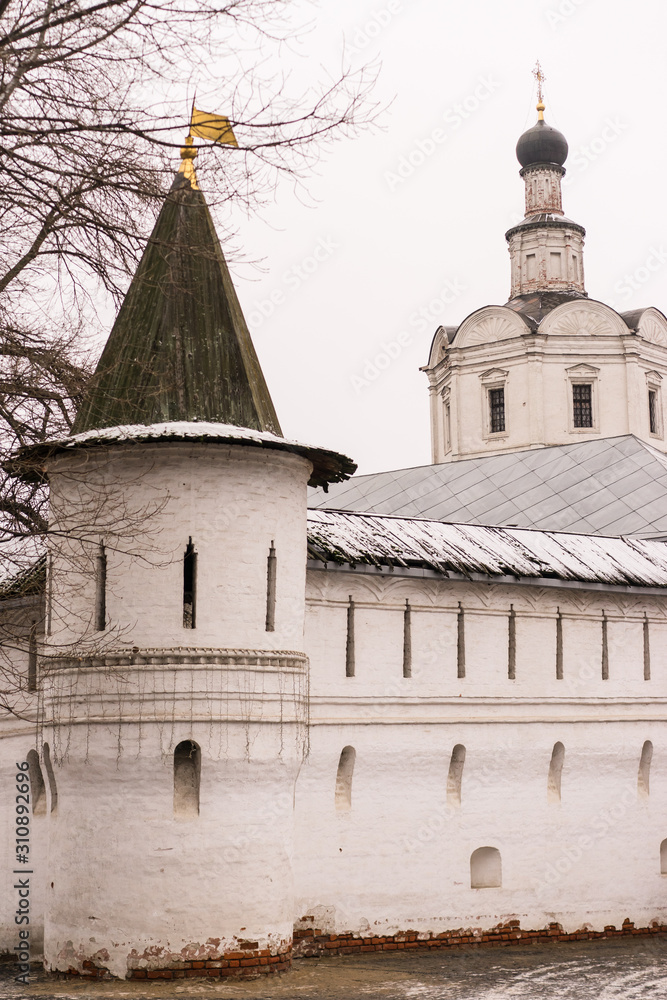 Obraz premium old Savior St. Andronicus Monastery, Moscow