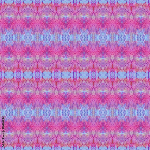 Magical pink and orange seamless pattern