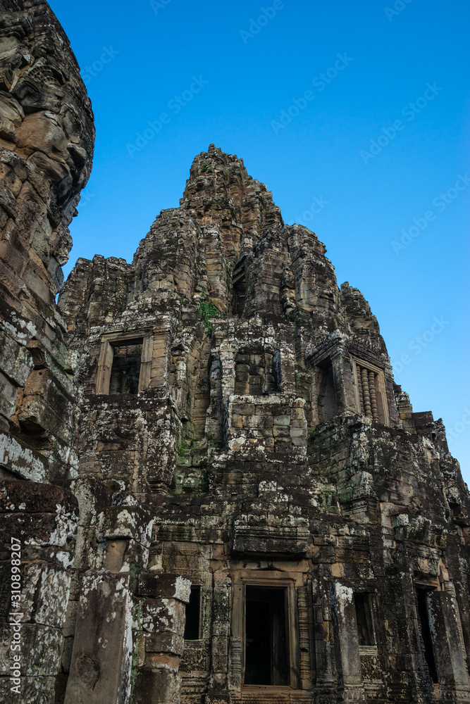 Bayon Temple Angkor Thom Ruin near Siem Reap
