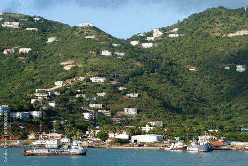 Tortola Island Road Town Port © Ramunas