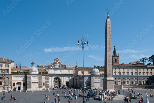 Piazza del Popolo a Roma Capitale
