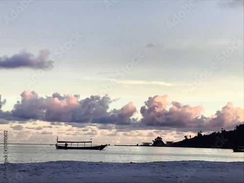 sunset at  Kaoh Rung island, Cambodia
