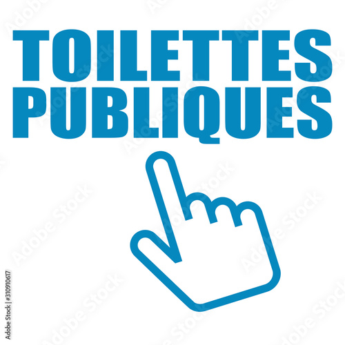 Logo toilettes publiques.