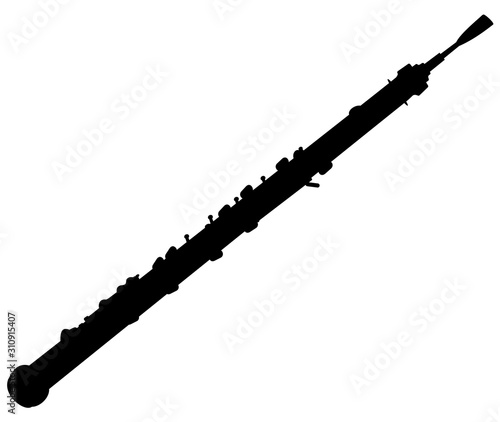  musical instrument oboe vector