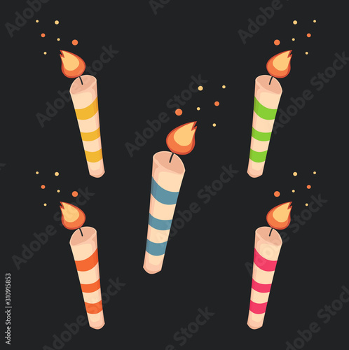 birthday cake candles