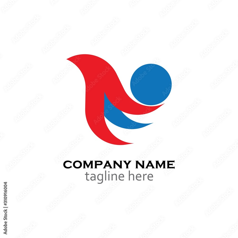 Fototapeta premium Business Element icon, Corporate vector logo design template