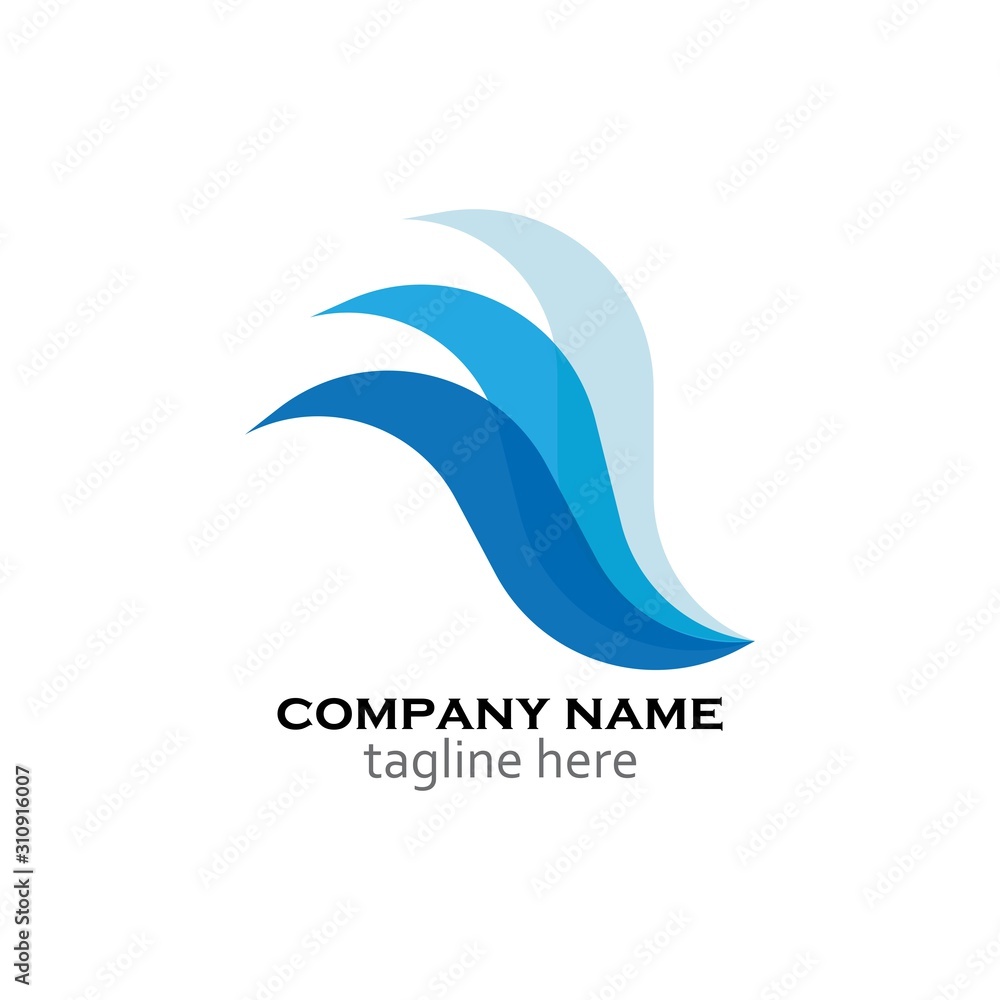 Naklejka premium Business Element icon, Corporate vector logo design template