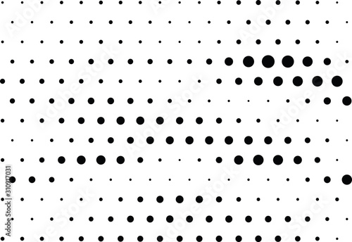 Abstract halftone dotted background. Futuristic grunge pattern, dot, circles. Vector modern optical pop art texture for posters, sites, business cards, cover, labels mock-up, vintage stickers layout