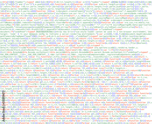 Software. Web Developer Programming Code. Javascript Random Parts of Program Code.