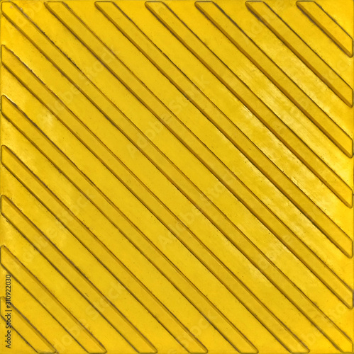 yellow square markings for the blind