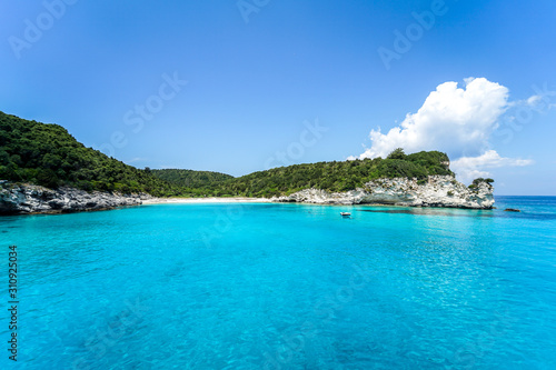 Antipaxos island in the afternoon © Pat