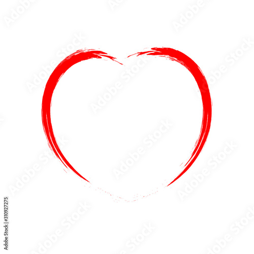 Heart shape vector. Love il...