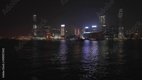 Wallpaper Mural Night Kowloon Side of Victoria Harbour in Hong Kong China Torontodigital.ca