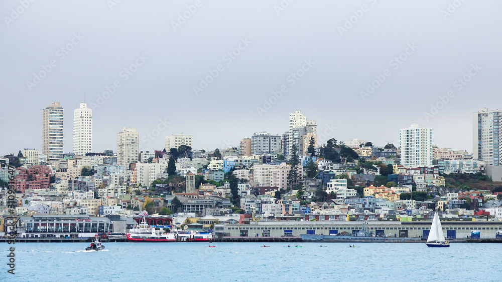 Panoramic view of San Francisco, California, USA Skyline Panoramic view of San Francisco, California, USA Skyline
